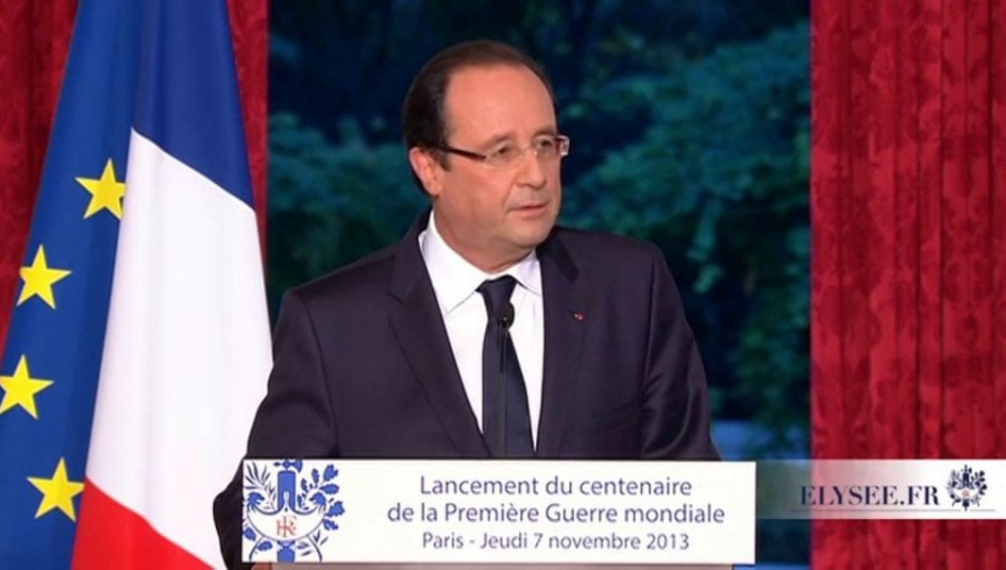 Allocution de François Hollande pour le lancement des commémorations du Centenaire de la Première guerre mondiale (2013)
