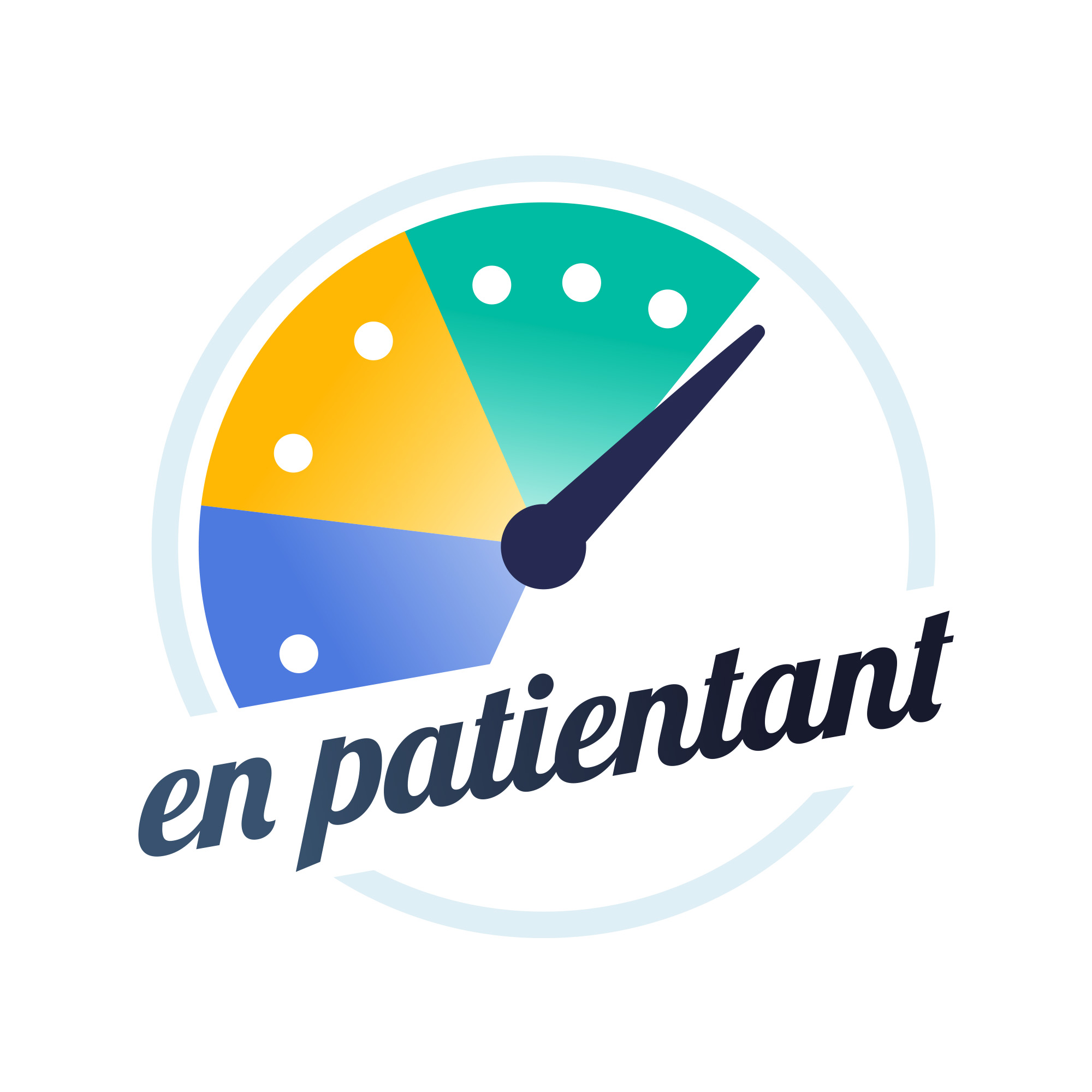 En patientant
